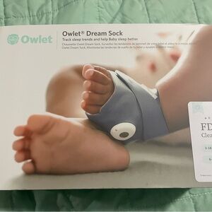 Owlet Dream Sock Baby Monitor in Blue
